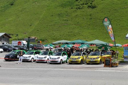 Silvretta Classic 2017, Mittagspause E-Auto