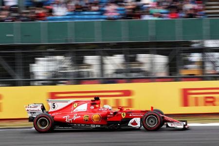 Sebastian Vettel - Ferrari - Formel 1 - GP England - 14. Juli 2017