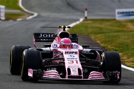 Esteban Ocon - Force India - Formel 1 - GP England - 14. Juli 2017