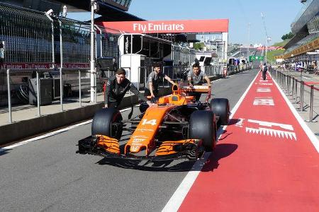 McLaren-Honda - GP Österreich - Spielberg - Formel 1 - Freitag - 7.7.2017