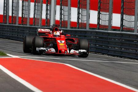 Sebastian Vettel - Ferrari - GP Österreich - Spielberg - Formel 1 - Freitag - 7.7.2017