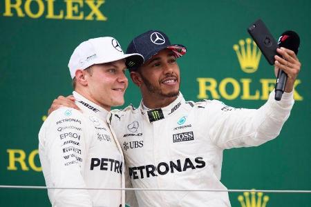 Lewis Hamilton - Valtteri Bottas - Formel 1 - GP England - 16. Juli 2017