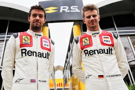 Jolyon Palmer - Nico Hülkenberg - Renault - Formel 1 - GP England - 16. Juli 2017