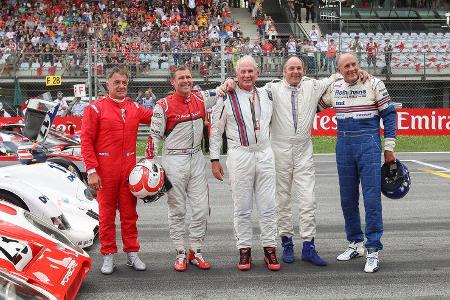 Jean Alesi - Tom Kristensen - Helmut Marko - Gerhard Berger - Hans Joachim Stuck - Legendenparade - GP Österreich 2017 - Spi...