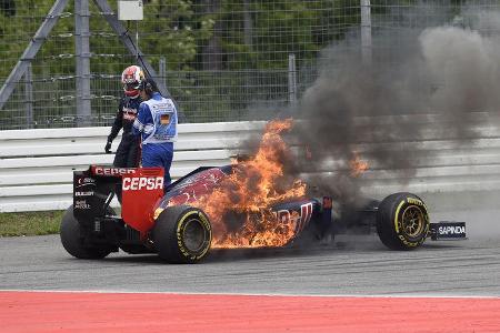 Daniil Kvyat - GP Deutschland - Crashs 2014
