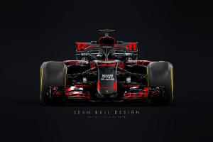 2018er F1-Auto mit Halo