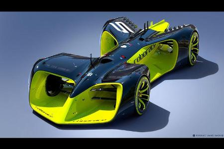 Roborace Robocar, Formel E 2016, Autonomes Fahren