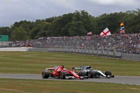 Sebastian Vettel - Valtteri Bottas - Formel 1 - GP England - 16. Juli 2017