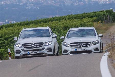 Mercedes GLC 250 d, Mercedes GLE 250 d, Frontansicht