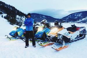 Formel 1-Stars im Winter