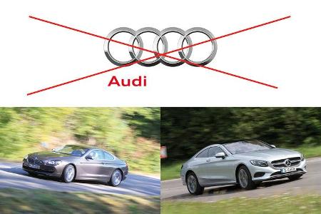 Klassenvergleich Audi BMW Mercedes 2016/17