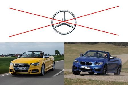 Klassenvergleich Audi BMW Mercedes 2016/17