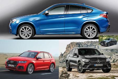 Klassenvergleich Audi BMW Mercedes 2016/17