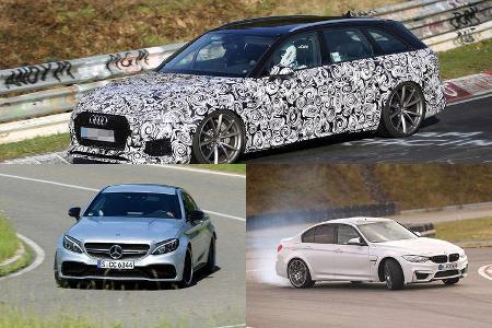 Klassenvergleich Audi BMW Mercedes 2016/17