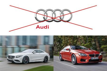 Klassenvergleich Audi BMW Mercedes 2016/17