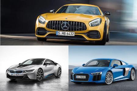 Klassenvergleich Audi BMW Mercedes 2016/17
