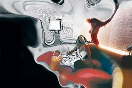 Titel: Devil&Angel; Modells: Natalia Vodianova und Frankie Ryder