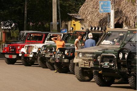 Der östliche Teil Hispaniolas hat eine der höchsten Geländewagen-Quoten der Welt.