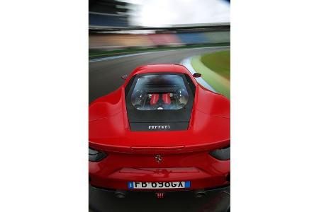 Ferrari 488 GTB, Heckansicht