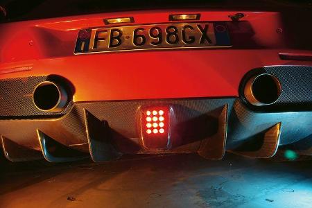 Ferrari 488 GTB, Endrohre