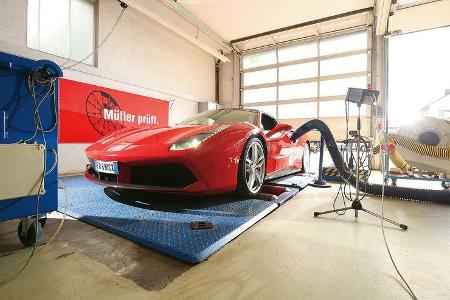 Ferrari 488 GTB, Leistungsmessung