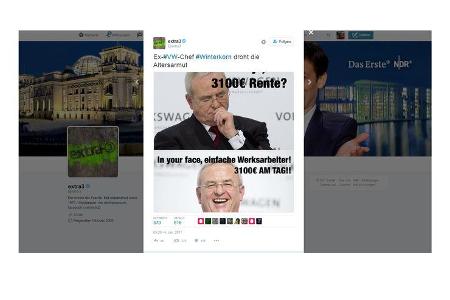 Reaktionen auf die Rente von Martin Winterkorn im Internet