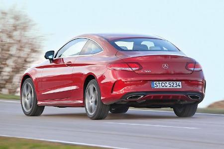 Mercedes C 300 Coupé, Heckansicht