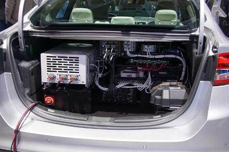 Ford Fusion autonomous drive CES 2017