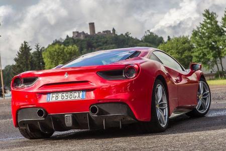 Ferrari 488 GTB, Heckansicht