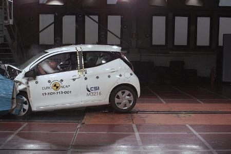 EuroNCAP Crashtest Toyota Aygo