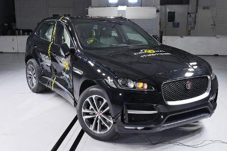 EuroNCAP Crashtest Jaguar F-Pace
