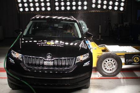 EuroNCAP-Crashtest 2017 Skoda Kodiaq