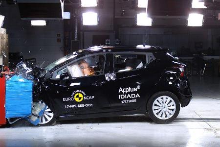 EuroNCAP-Crashtest 2017 Nissan Micra