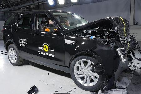 EuroNCAP Crashtest 2017 Land Rover Discovery