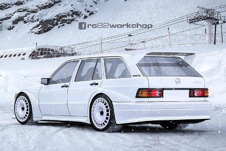 Mercedes 190 Evo Kombi - Photoshop