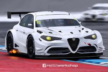 Alfa Giulia WTCC - Photoshop