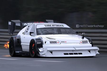 Honda CRX-R - Photoshop