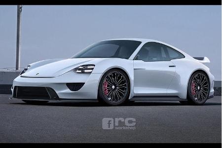 Porsche 911 Mission E - Photoshop