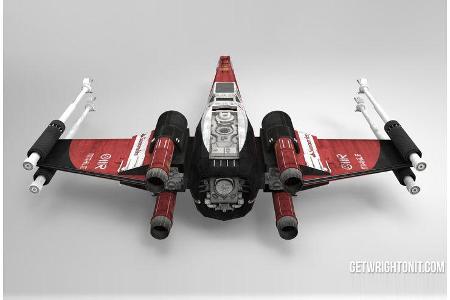 Star Wars X-Wing im F1-Design - Ferrari