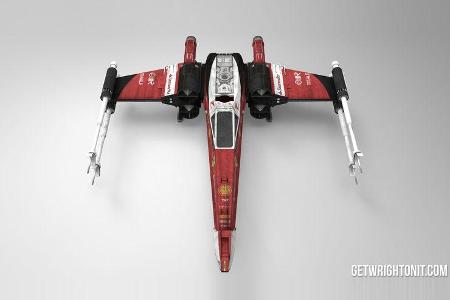 Star Wars X-Wing im F1-Design - Ferrari