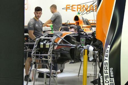 McLaren-Honda - GP Singapur - Formel 1 - Mittwoch - 13.09.2017