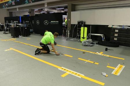 Mercedes - GP Singapur - Formel 1 - Mittwoch - 13.09.2017
