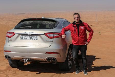 Maserati Levante Modelljahr 2018 Offroad Wüste Dubai