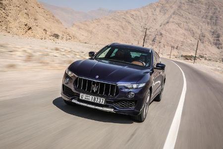 Maserati Levante Modelljahr 2018 Offroad Wüste Dubai