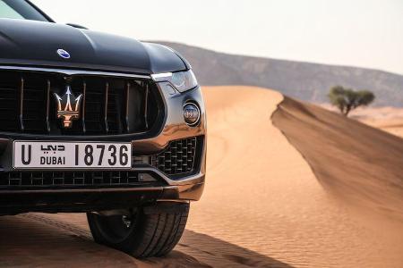 Maserati Levante Modelljahr 2018 Offroad Wüste Dubai