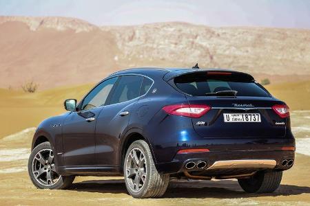 Maserati Levante Modelljahr 2018 Offroad Wüste Dubai