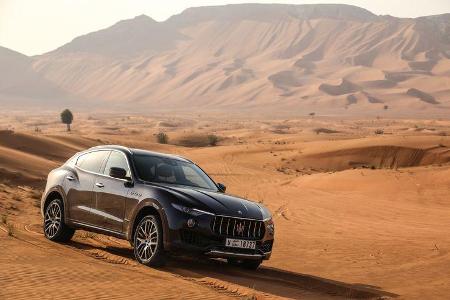 Maserati Levante Modelljahr 2018 Offroad Wüste Dubai