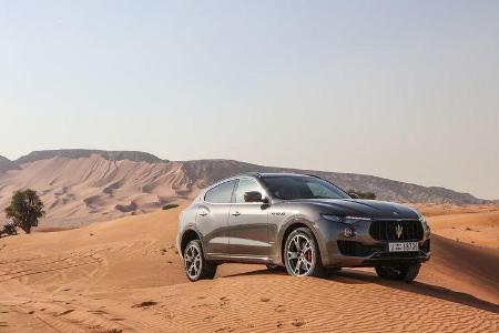 Maserati Levante Modelljahr 2018 Offroad Wüste Dubai