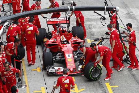 Sebastian Vettel - Ferrari - GP Malaysia - Sepang - 29. Oktober 2017