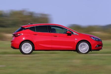 Opel Astra 1.0 Turbo, Seitenansicht